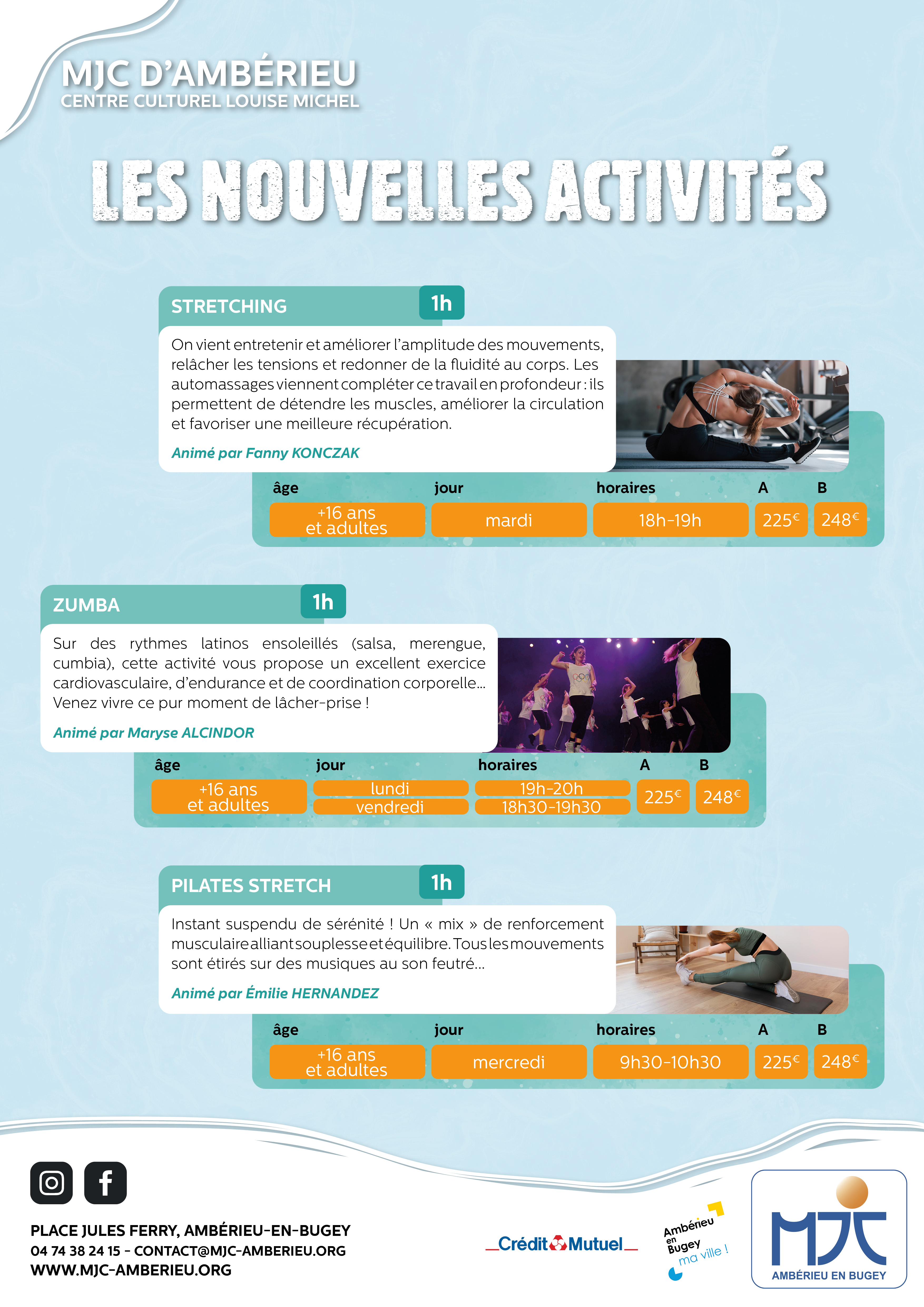 Nouvelles activités